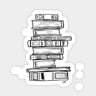 Stack of Books Sticker